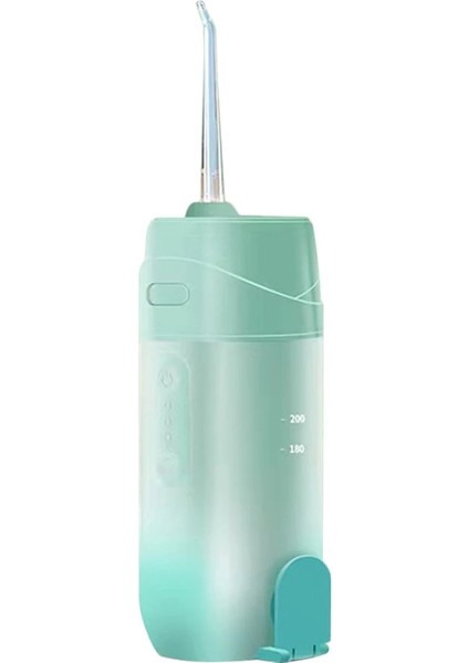 Yeşil Stil Elektrikli Oral Pensesinde Irrigator Taşınabilir 240 ml Oral Temiz Irrigator Geri Çekilebilir Su Diş Temizleyici Seyahat Kullanımı Için Şarj Edilebilir (Yurt Dışından)