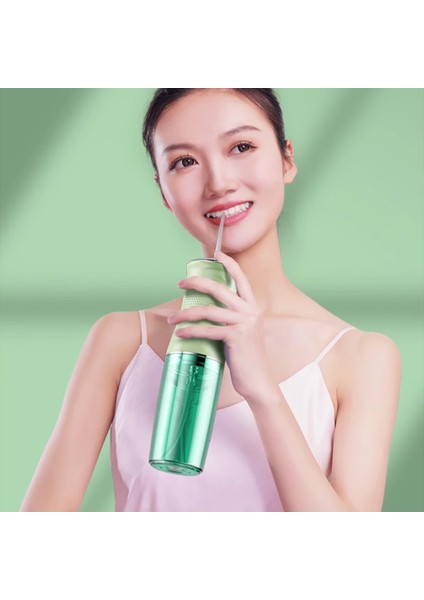 Yeşil Stil Aile Için 4 Temiz Başlıklı Diş Taşı Sökücülü Ağız Sulama Cihazı (Yurt Dışından)