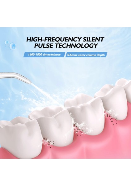 Siyah Stil Elektrikli Oral Irrigator Diş 5 Vitesli Ayarlanabilir Su Püskürtücü Diş Beyazlatma Temizleme Için Su Toplama Gargara USB Şarj Edilebilir (Yurt Dışından) fırsatları