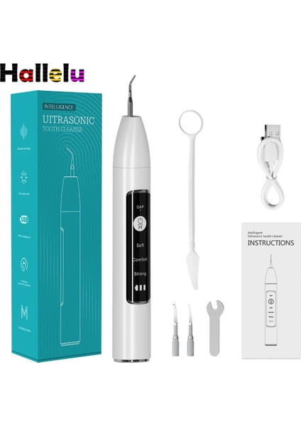 Standart Stil Ultrasonik Diş Ölçekleyici Diş Tartar Leke Diş Taşı Sökücü Elektrikli Sonic Diş Plak Temizleyici Diş Taşı Kaldırma (Yurt Dışından) fiyatları