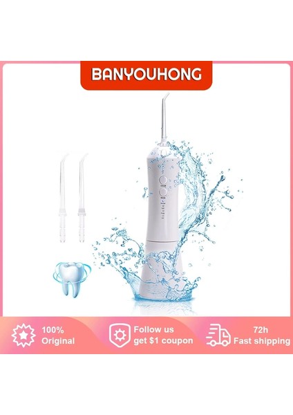 Pembe Tarzı Oral Irrigator Elektrikli Diş Temizleyici Diş Su Ipi Dönen Meme Darbe Jet Su Deposu Derin Temizlik Masajı 230 ml (Yurt Dışından) fiyatları