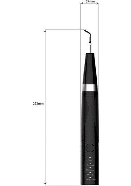 Mavi Stil 5 Mod Taşınabilir Ultrasonik Elektrikli Diş Ölçekleyici USB Diş Taşı Sökücü Diş Beyazlatma Diş Lekeleri Tartar Plak Kaldırma (Yurt Dışından)