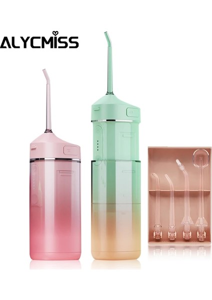 Beyaz Stil Diş Diş Temizleyici Taşınabilir Oral Sulama Su Diş Ipi USB Şarj Edilebilir Irrigator Seyahat Için Mini Su Flosser (Yurt Dışından)