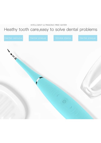 Yeşil Tarzı Elektrikli Oral Irrigator Sonic Titreşim Diş Fırçası Beyaz Sultrasonik Diş Temizleyici Diş Pensesinde Diş Taşını Kaldırın SU371 (Yurt Dışından)