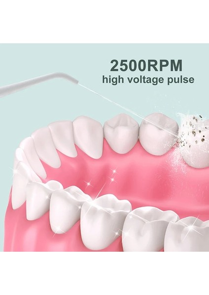 Yeşil Stil Oral Su Jeti Taşınabilir Diş Temizleyici Irrigator Diş Duşu Diş Beyazlatıcı Diş Temizleme Diş USB Şarj Edilebilir 3 Modu (Yurt Dışından) fırsatları