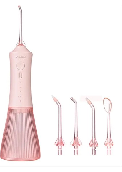 Pembe Tarzı Oral Irrigator Taşınabilir 7 Mod Şarj Edilebilir 330 ml Tankı Jet Su Geçirmez Diş Duşu Diş Su Jeti Diş Bakımı Için (Yurt Dışından)