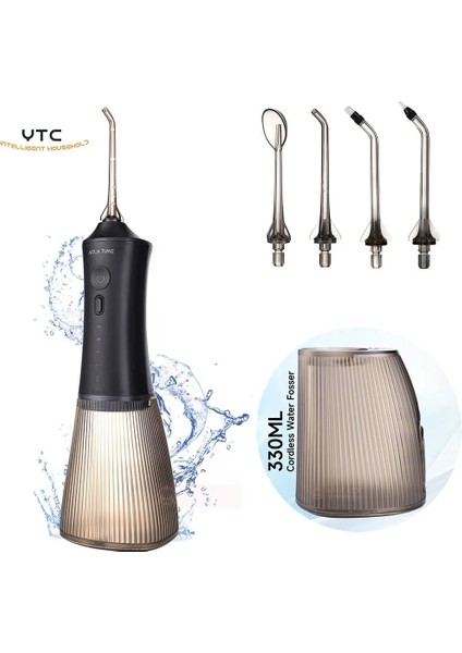 Pembe Tarzı Oral Irrigator Taşınabilir 7 Mod Şarj Edilebilir 330 ml Tankı Jet Su Geçirmez Diş Duşu Diş Su Jeti Diş Bakımı Için (Yurt Dışından)