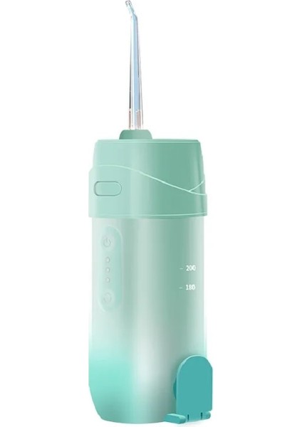 Yeşil Tarzı Taşınabilir Teleskopik Akıllı Elektrikli Diş Irrigator Su Diş Pensesinde Oral Irrigator Diş Temizleme ve Diş Beyazlatma (Yurt Dışından)