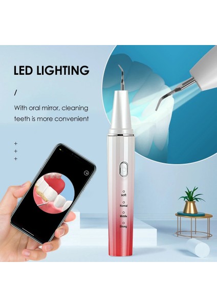 APP01-MAVI Stil Görsel Ultrasonik Diş Ölçekleyici Diş Tartar Leke Diş Taşı Sökücü Elektrikli Sonic Plak Temizleyici Diş Taş Kaldırma (Yurt Dışından) fırsatları
