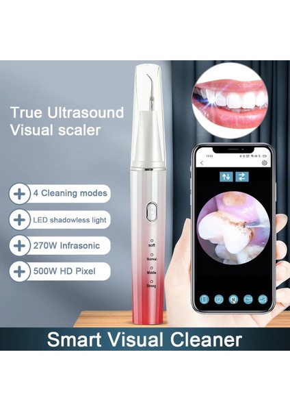 APP01-MAVI Stil Görsel Ultrasonik Diş Ölçekleyici Diş Tartar Leke Diş Taşı Sökücü Elektrikli Sonic Plak Temizleyici Diş Taş Kaldırma (Yurt Dışından) indirimleri