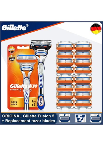 4 Bıçaklı Stil Gillette Fusioaving Makinesi Emniyetli Jilet Tutucu Yüz Tıraş Makinesi Kasetleri Tıraş Sakal Kılıfı Değiştirilebilir Bıçaklar ile Erkekler Için Sıcak (Yurt Dışından)