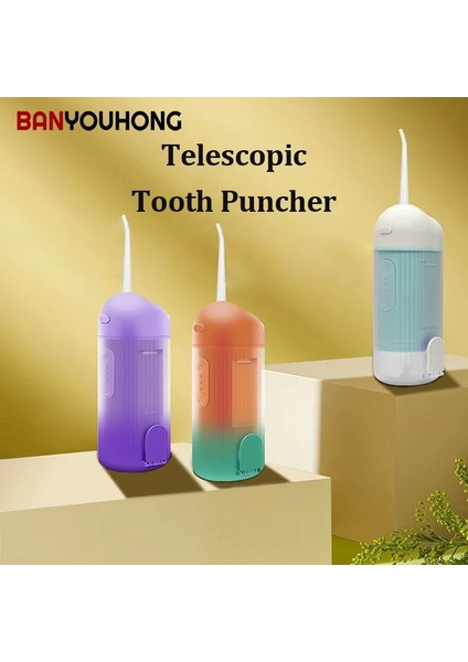 Turuncu Tarzı Teleskopik Elektrikli Diş Pensesinde Taşınabilir Su Ipi Ev Ağız Irrigator Bakımı Iyi Diş Çok Dişli Darbe Temizleme Tankı (Yurt Dışından) fiyatları