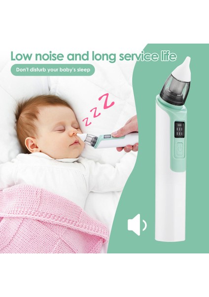 Yeşil Stil Bebek Burun Temizleyici Akıllı Burun Solunum Cihazı Çocuk Burun Solunum Cihazı Doğrudan USB Şarj Silikon Booger Bebek Burun Solunum Cihazı Elektrikli (Yurt Dışından) modelleri