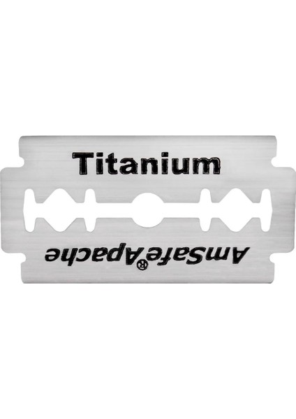 Apache Çift Kenarlı Emniyetli Tıraş Bıçağı Claafety Tıraş Bıçağı Düz Tıraş Makinesi Titanyum Bıçak Made Usa Blade, (Yurt Dışından) modelleri