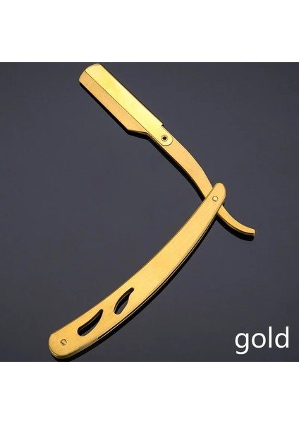 Gümüş Tarzı Saç Stilisti Erkek Jilet Kıdemli Paslanmaz Çelik Bıçak Yüz Sakal Tıraş Tutucu Özel Kozmetik Aletler (Yurt Dışından) fırsatları