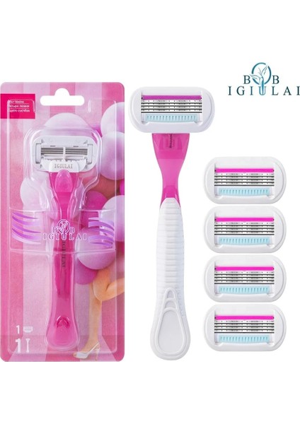 Turuncu Tarzı Yüksek Li Kadın Vücut Saç Bikini Aloe Şerit Güvenlik Jilet Seti Kadın Venüs Tıraş Makinesi Yedek Kafaları (Yurt Dışından) fiyatları