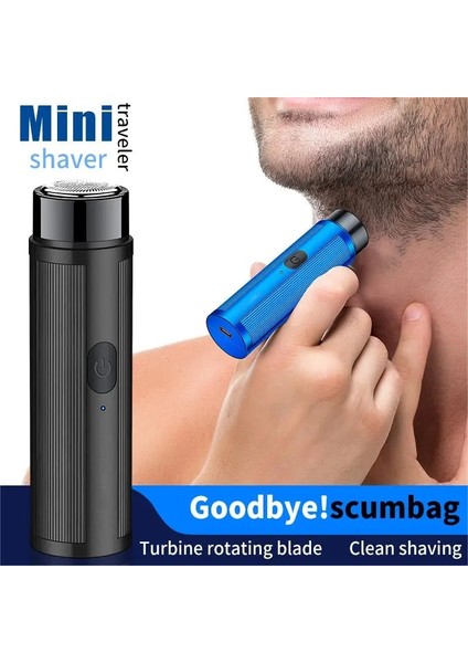 Siyah Stil Erkekler Son Mini Elektrikli Tıraş Makinesi Taşınabilir Seyahat Otomatik Mavi ve Siyah Tıraş Makinesi Giyotin Kadın Epilasyon Bıçağı (Yurt Dışından) indirimleri