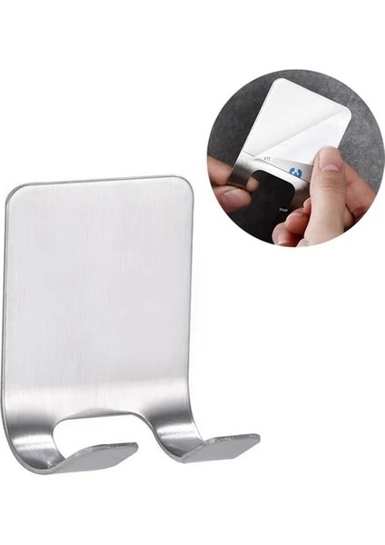 Gümüş Tarzı Duvar Jilet Tutucu Depolama Kanca Banyo Tıraş Bıçağı Raf Erkekler Tıraş Makinesi Tutucu Raf Askı Jilet Standı Tıraş Bıçağı Tutucu Kancalar (Yurt Dışından)