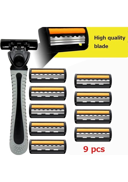 Siyah Stil Aving Bıçakları Güzellik Berber Aracı Emniyetli Jilet Erkek Tıraş Bıçakları Düz Yedek Kafa Navaja De Afeitar Rasoio (Yurt Dışından) modelleri