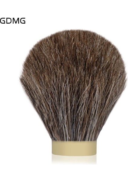 21MM Tarzı Gdmg Tıraş Fırçası Açık Kahverengi At Kılı Berber Profesyonel Islak Tıraş Düzeltici Sakal Bakım Aracı (Yurt Dışından)
