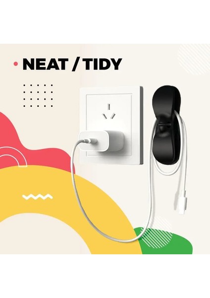 Siyah-A Tarzı Kordon Sarıcı Sarıcı Organizatör Mutfak Aletleri Kablo Yönetimi Klip Tutucu Kaleci Organizatör Hava Fritöz Kahve Accessrice (Yurt Dışından) modelleri