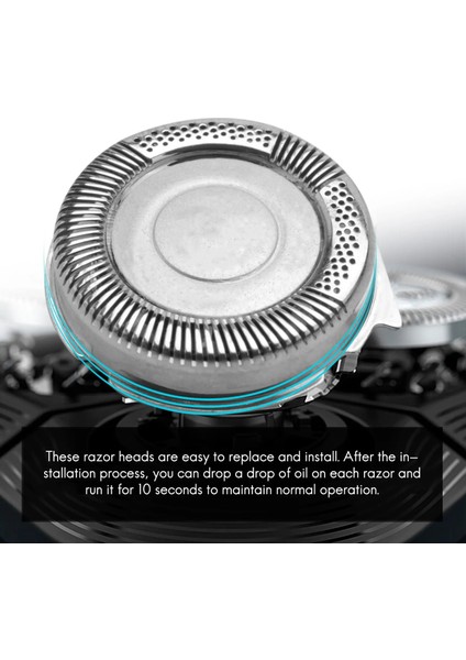 Philips SH50 Serisi Jilet Kesici Bıçak Için 4 Adet Yedek Elektrikli Tıraş Makinesi Kafaları (Yurt Dışından)