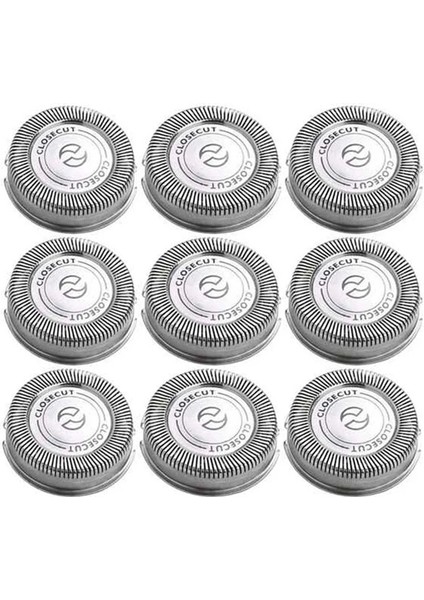 Gümüş Tarzı 9 Paket Tıraş Makinesi Kafa Kesici Yedek Bıçak Philips Norelco Hq4 HQ30 HQ40 HQ46 HQ130 HQ912 HQ481 HQQ208 (Yurt Dışından)
