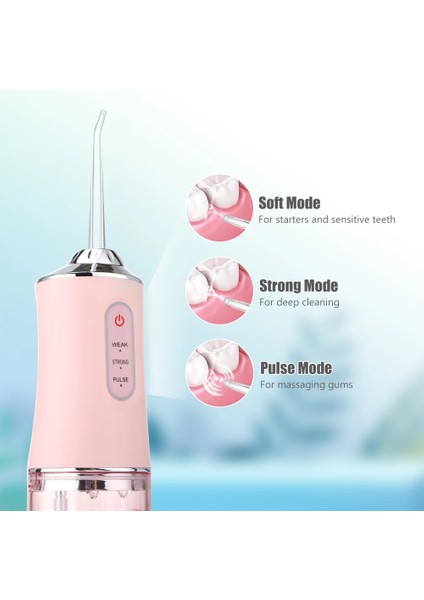 Yeşil Stil Oral Irrigator Diş Su Jeti Diş Beyazlatma Temizleyici Su Flosser Dişler Için Taşınabilir Irrigator Dişler Için Su Ipliği 4 Ipuçları (Yurt Dışından)