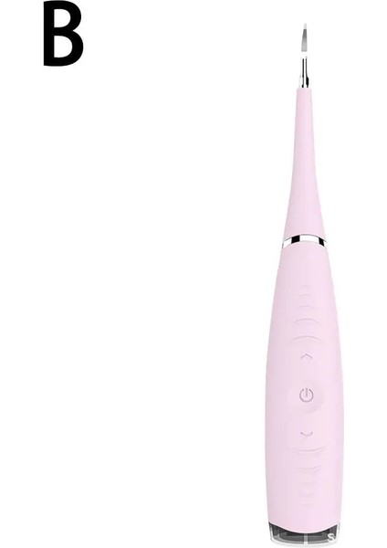 Pembe Tarzı Elektrikli Ultrasonik Diş Temizleyici Diş Ölçekleyici Leke Çıkarıcı Plak Diş Taşı Sökücü Diş Temizleme Beyazlatmak Lrrigator Diş (Yurt Dışından)