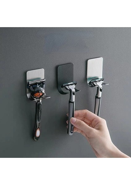 Siyah Stil 1 Parça Banyo Rafı Jilet Standı Duvar Jilet Tutucu Duş Tıraş Bıçağı Tutucu Adam Tıraş Makinesi Banyo Için Tutucu Kanca Askı Tıraş Tutucu (Yurt Dışından) fiyatları