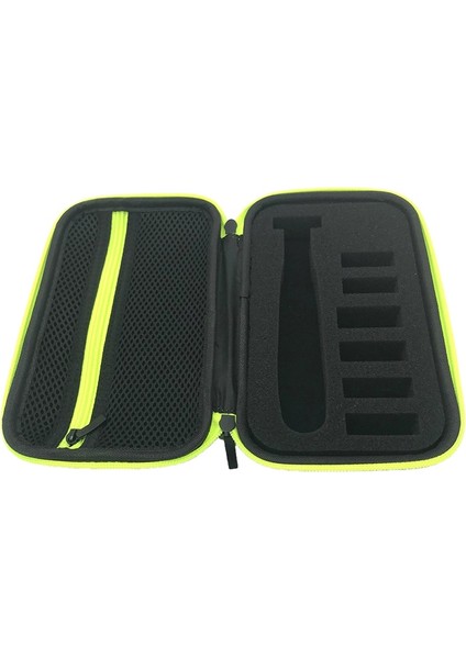 Siyah Stil Sert Çanta Organizatör Tıraş Makinesi Seyahat Çantası Saklama Kutusu Kapak Fermuarlı Kese Oneblade Qp Aksesuarları Için Astar ile (Yurt Dışından) fırsatları
