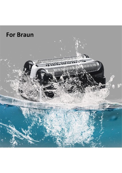 32S Tarzı Tıraş Bıçağı Seti Yedek Tıraş Makinesi Kafa Abs ve Paslanmaz Çelik Parça Kesici Aksesuarları Braun Razor 32B B 3 Serisi (Yurt Dışından) fırsatları