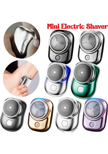 Mavi Stil Erkekler Için Mini Elektrikli Tıraş Makinesi Sakal Düzeltici Jilet Su Geçirmez Taşınabilir Maver Pistonlu Tıraş USB Şarj Tıraş Makinesi (Yurt Dışından) fırsatları