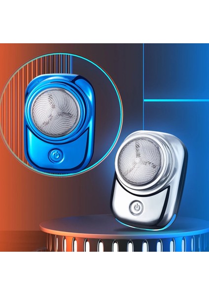 Mavi Stil Erkekler Için Mini Elektrikli Tıraş Makinesi Sakal Düzeltici Jilet Su Geçirmez Taşınabilir Maver Pistonlu Tıraş USB Şarj Tıraş Makinesi (Yurt Dışından) indirimleri