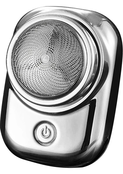 Gümüş Tarzı Taşınabilir Mini Elektrikli Tıraş Makinesi Cep Boyutunda Erkekler Sakal Kesme Makinesi USB Şarj Edilebilir Göğüs Tüylerini Çıkarmak Için Vücut Saçları (Yurt Dışından)