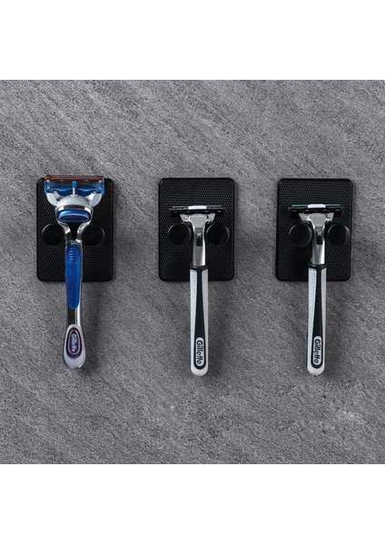 Mavi Stil Yumruk Ücretsiz Tıraş Bıçağı Tutucu Duş Erkekler Tıraş Makinesi Tutucu Banyo Aksesuarları Jilet Standı Duvar Kanca Jilet Depolama Raf Askı (Yurt Dışından) indirimleri