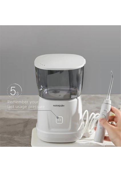 Beyaz Stil Elektrikli Oral Irrigator Diş Flosser Irrigator Pensesinde Su Jeti Irrigator Diş Aile Ağız Bakımı L Su Tankı (Yurt Dışından) indirimleri