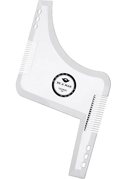 Siyah Stil Yeni Moda Sakal Şekillendirici Şekillendirme Şablon Tarak Yeni Berber Aracı Simetri Kırpma Şekillendirici Stencil 3 Renk Isteğe Bağlı (Yurt Dışından) fırsatları