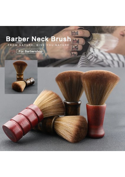 SFS-MB04-ZONG Stili Yumuşak Boyun Yüz Silgi Fırçaları Berber Saç Temizleme Ahşap Saplı Saç Fırçası Sakal Fırçası Salon Kesme Kuaförlük Şekillendirici Araçları (Yurt Dışından) indirimleri