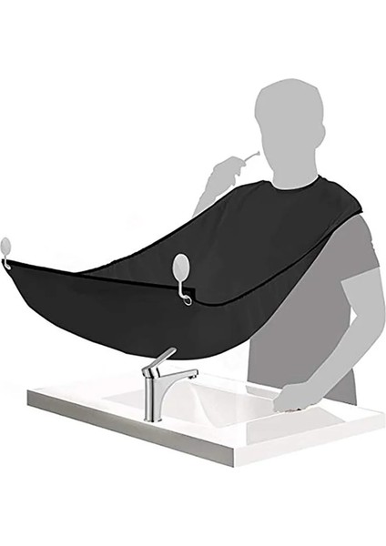 Siyah Stil Adam Için Tıraş Önlüğü Sakal Tıraş Önlüğü Bakımı Önlük Yüz Tıraşlı Saç Yetişkin Önlükler Tıraş Makinesi Temizleme Kuaför Hediye Temiz Önlük (Yurt Dışından) indirimleri