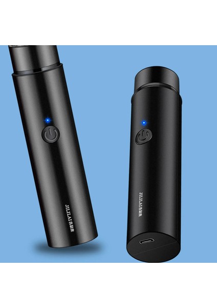 Mavi Stil Mini Elektrikli Tıraş Makinesi Erkek Jilet Taşınabilir Sakal Düzeltici Seyahat USB Yıkanabilir Jilet Şarj Edilebilir Yüz Tam Vücut Tıraş Seyahat (Yurt Dışından) indirimleri