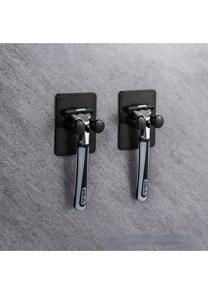 Pembe Tarzı Tıraş Makinesi Tutucu Deliksiz Depolama Rafı Tuvalet Jilet Raf Kanca Askı Standı Banyo Tuvalet Fiş Organizatör Aksesuarları (Yurt Dışından) indirimleri