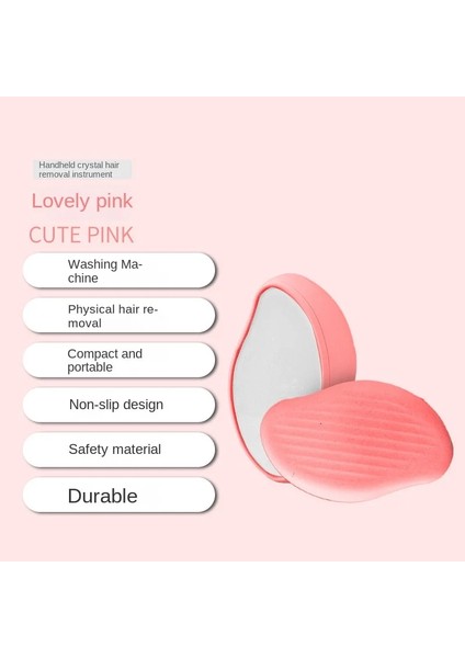No.1 Stili 10.7X6.5X3CM Depiladora De Cristal Nano Kristal Epilatör Tüy Dökücü Erkek Kadın Epilasyon Silgi Ağrısız Depil Hop Taş Epilasyon (Yurt Dışından)