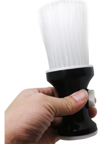 Siyah Stil Berber Yumuşak Saç Fırçası Boyun Duster Pudra Fırçaları Yüksek Plastik Kesme Saç Temizleme Fırçası Kuaförlük Salonu Berber Fırçası (Yurt Dışından) fırsatları