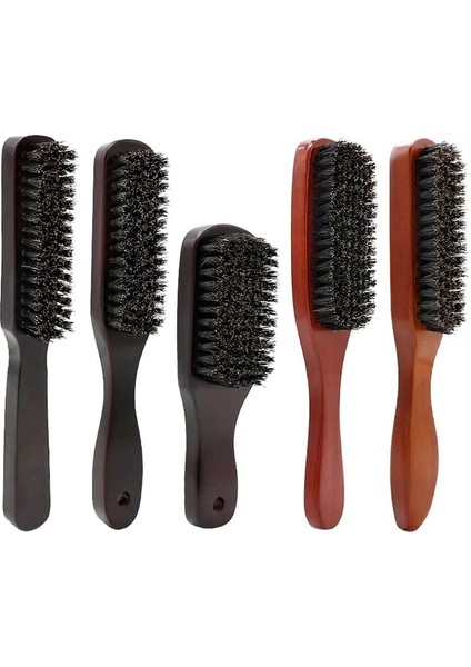 No.5 Tarzı Masif Ahşap Domuzu Kıl Sakal Tıraş Fırçası Sakal Masaj Saç Fırçası Kavisli Ahşap Erkek Bıyık Fırçaları Salon Berber Sakal Fırçası (Yurt Dışından) modelleri