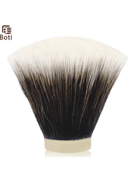 20MM Tarzı Boti Bru Yeni Smokin Tavan Kalın Saç 5. Yelpaze Şekli Sentetik Düğüm Erkek Sakal Şekillendirici ve Islak Tıraşlı Köpük (Yurt Dışından)