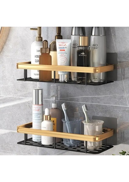 2 Adet Tarzı Banyo Rafları Matkapsız Köşe Raf Duş Depolama Rafı Tutucu Tuvalet Organizatör Banyo Aksesuarları (Yurt Dışından) fiyatları
