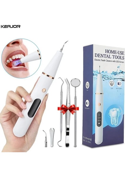 No.2 Tarzı Elektrikli Diş Temizleyici Ultrasonik Diş Taşı Leke Çıkarıcı Ağız Diş Plak Tartar Ölçekleyici Evcil Taş Diş Beyazlatma Araçları (Yurt Dışından) fiyatları