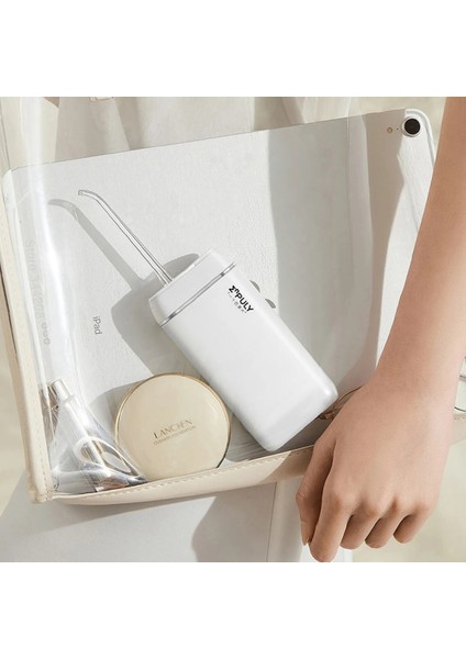 Beyaz Stil Enpuly Oral Irrigator M6 Artı Taşınabilir Diş Irrigator Bucal Ultrasonik Diş Temizleyici Waterpulse DIŞ140ML Su Alma (Yurt Dışından) indirimleri