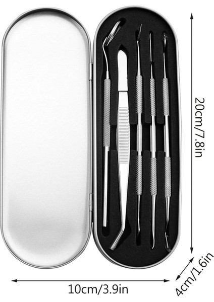 Çok Renkli Stil 6 Adet Diş Hijyeni Araç Kiti Diş Hekimi Tartar Kazıyıcı Ölçekleyici Diş Ekipmanları Matematik Plak Sökücü Diş Temizleme Ağız Bakımı Aracı (Yurt Dışından)